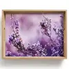 Lavendel - Winter - Bloemen - Paars Dienblad Rechthoek middel -z3d_shopping