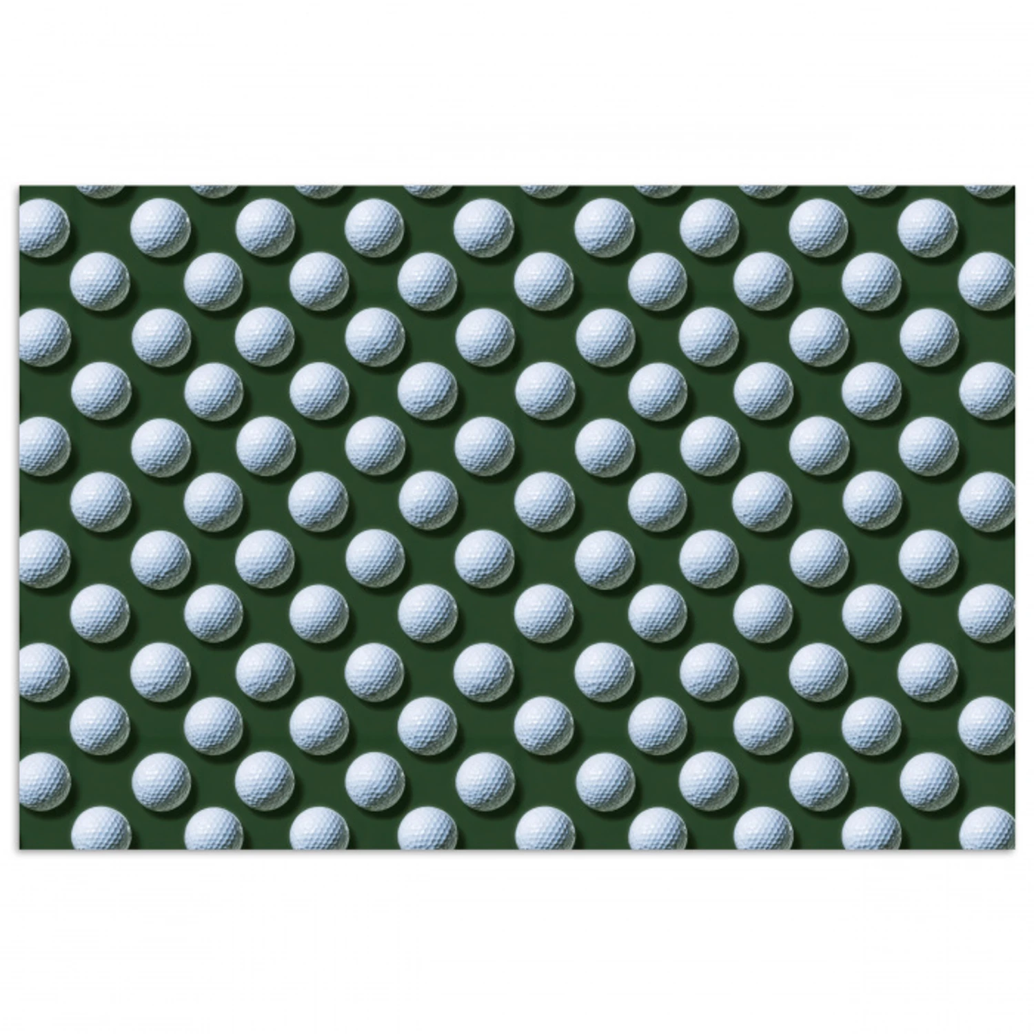Ballen - Golf - Groen poster papier klein 62 -3d