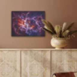 Space - Stars - Abstract - Colorful PET vilt klein -sfeer4