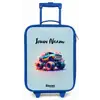 Fierce Wheels Kinderkoffer - Blauw klein -zz3dotto