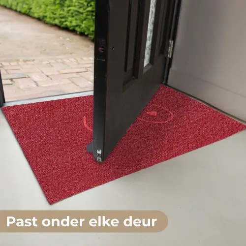 Minimalistisch - Lijnillustratie - Rood Deurmat klein -USP_NL