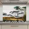 Italiaans landschap parasoldennen - Kunst - Hendrik Voogd - Schilderij - Zwart wit - Oude meesters keuken achterwand spatscherm klein -3d_website