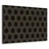 Parallel - Goud - Zwart - Bijenraatmotief Textielframe - compleet frame klein 947 -3d