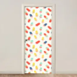 IJsjes - Speels - Kleurrijk deurposter klein 289 -3d_beige