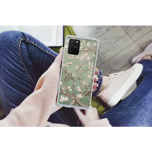 Amandelbloesem - Kunst - Van Gogh - Groen Telefoonhoesje Samsung Galaxy S10 Lite klein -handS10Lite