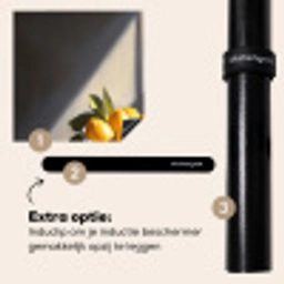 Citroenen - Stilleven - Geel Inductie beschermer vinyl 3mm middel -zzzzzzz-induclip_NL
