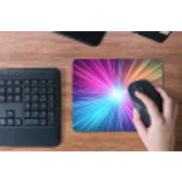 Abstract - Light - Burst - Modern - Colorful muismat rubber klein -toetsenbord