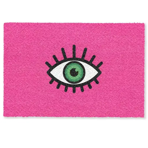 Minimalistisch - Oog - Roze Deurmat klein -zkaufland3d