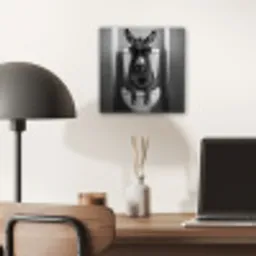 Ezel - Telefoon - Toilet - Zwart - Wit aluminium wit klein -sfeer5