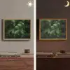 Sparrentakken - Knoppen - Naalden - Groen Light Box met batterij (Wandlamp) middel -sfeer3