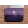 Heuvels - Paars - Mist - Zon laptophoes neopreen klein -tafel
