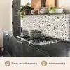 Terrazzo -  Patroon - Staal keuken achterwand 2 middel 871 -usp_NL
