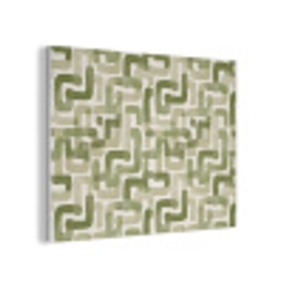 Modern - Grafisch - Groen PET vilt klein 837 -3d