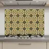 Ornament - Patroon - Groen keuken achterwand spatscherm klein 900 -3d_website