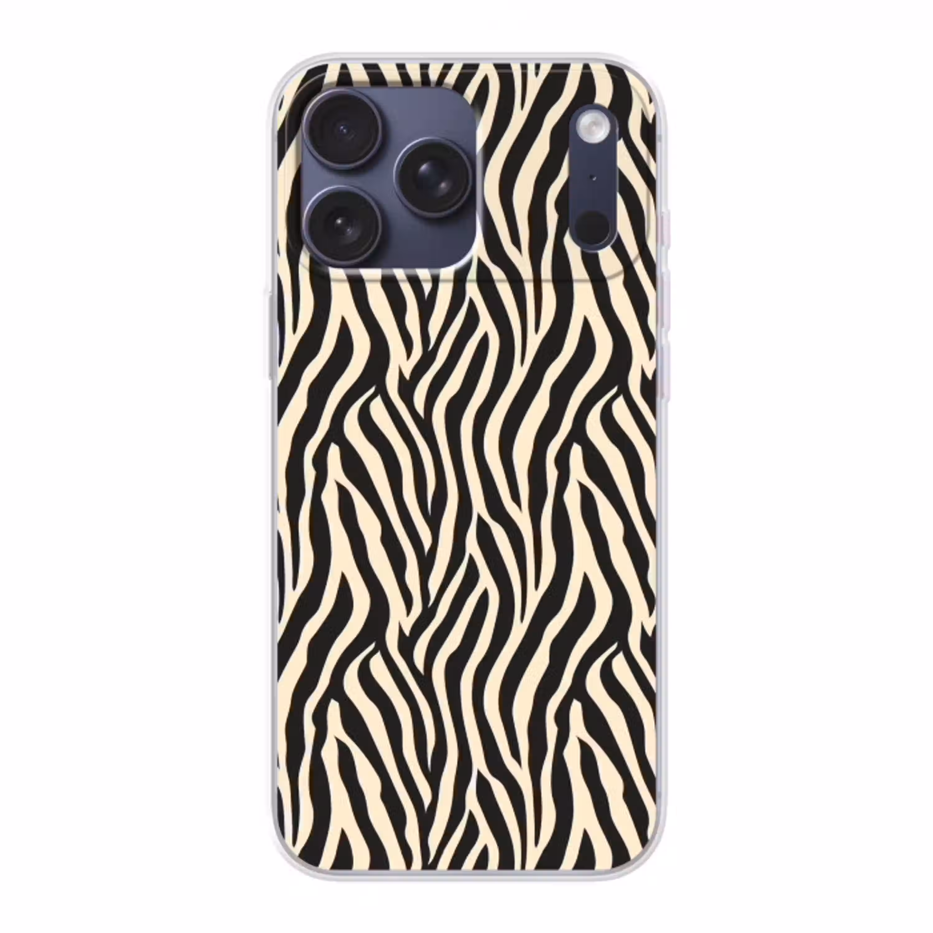 Zebra - Print - Klassiek - Zwart Telefoonhoesje iPhone 17 Pro Max klein 879 -3d