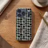 Modern - Organisch - Zwart Telefoonhoesje iPhone 17 Pro klein 878 -sfeer1
