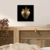 Aardbei - Goud - Zwart - Chrome aluminium wit klein -sfeer3