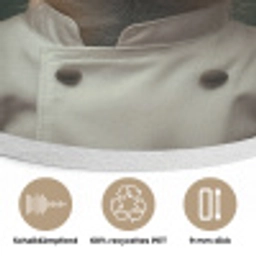 Dier - Kok - Stokstaartje Akoestische PET Vilt - Rond klein -closeup_DE