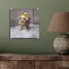 Welpje - Bad - Geel plexiglas 5mm klein -sfeer3