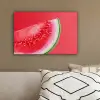 Watermeloen - Rood - Zomers canvas 2cm klein -sfeer3