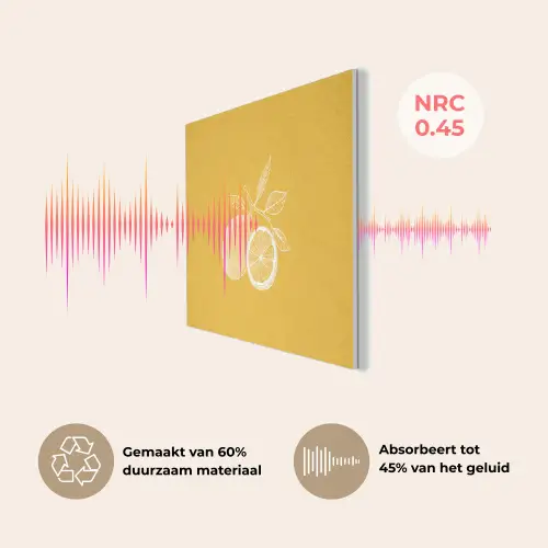 Citroenen - Illustratie - Minimalistisch - Geel PET vilt klein -USP_NL