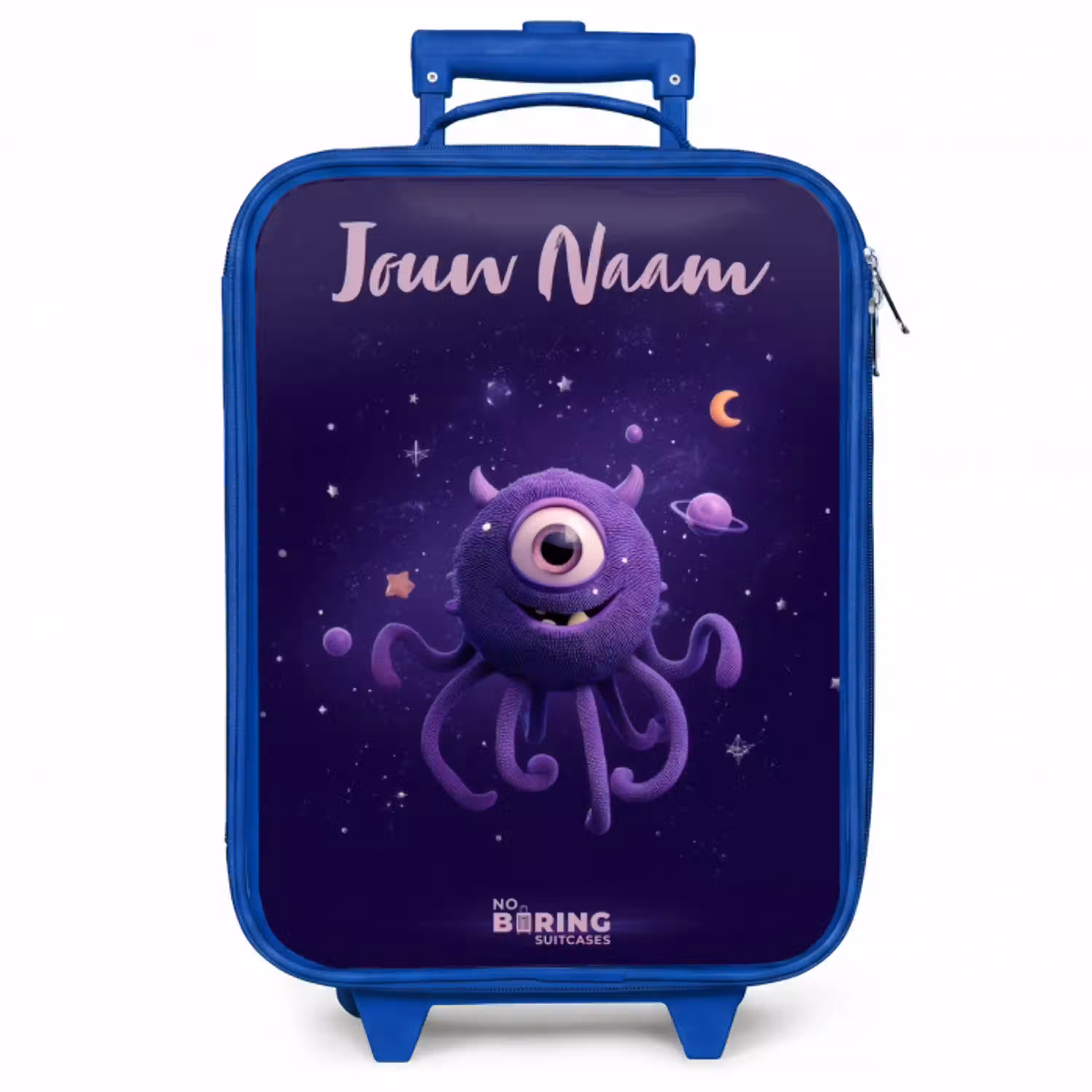 Kosmisch tentakelmonster Kinderkoffer - Blauw klein -zzz_website3d