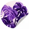 Bladeren - Paars - Tropisch - Abstract Wandcirkel behangsticker klein -3d