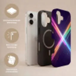 Kruisen - Lasterstralen - Neon Toughcase MagSafe Apple iPhone 17 klein -USP_Lagen_NL
