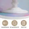 Macarons - Schaal - Pastel - Kleurrijk Akoestische PET Vilt - Rond klein -closeup_NL