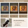 Vrouw - Citroenen - Bloesem - Geel Light Box met batterij (Wandlamp) middel -USP_lichtkleurNL