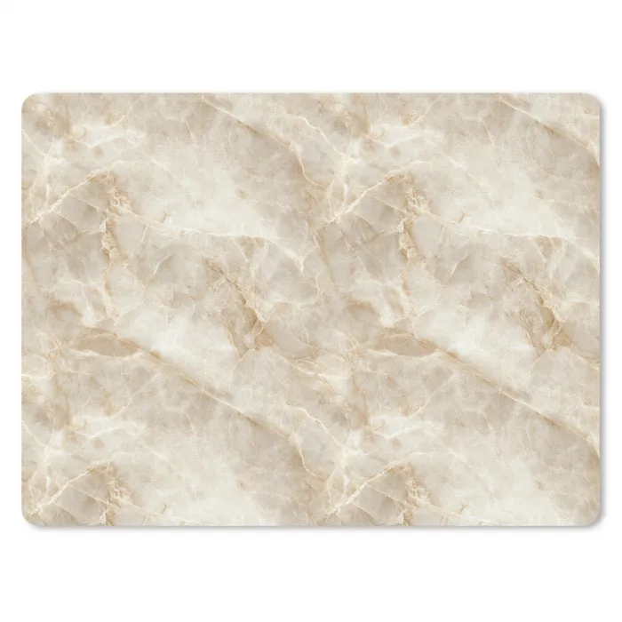 Lichtbeige - Onyx - Subtiel muismat rubber klein 262 -3d
