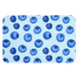Bessen - Modern - Blauw Badmat klein 997 -3d