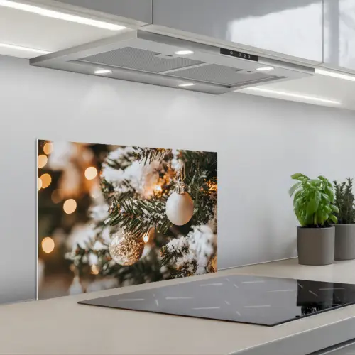 Kerst - Kerstboom - Winter - Binnen - Sneeuw keuken achterwand spatscherm klein -3d_schuin