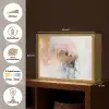 Abstract - Pastel kleuren - Goud - Modern - Aesthetic Light Box met batterij (Wandlamp) middel -USP_websiteoverzichtNL