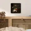 Vaas met bloemen - Schilderij van Rachel Ruysch plexiglas 5mm klein -sfeer4