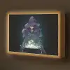 Heks - Magie - Heksenketel - Paars Light Box met batterij (Wandlamp kind) middel -z3d_website
