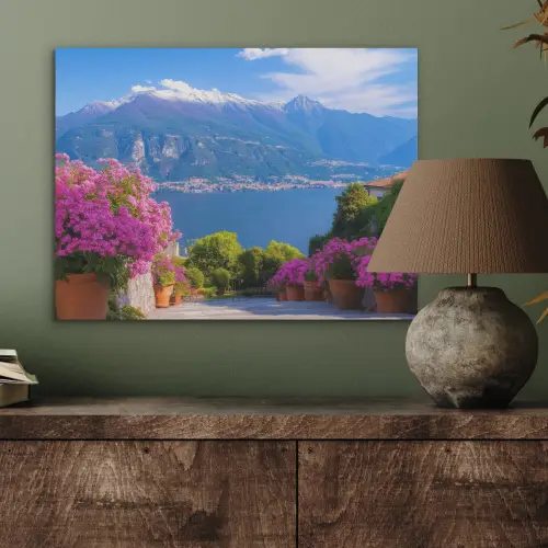Lake Como - Italië - Landschap PET vilt klein -sfeer2