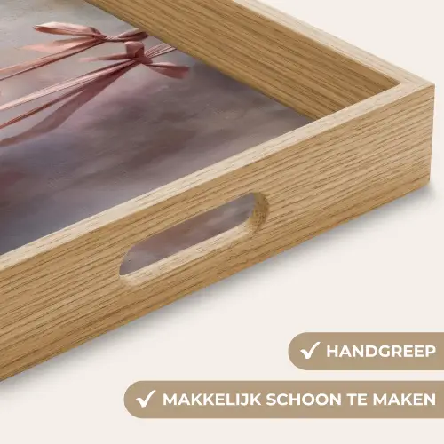 Balletschoenen - Satijn - Aardetinten Dienblad Rechthoek middel -USP_HandgreepNL