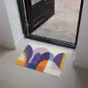 Vormen - Abstract - Grafisch - Oranje Deurmat klein -sfeer5
