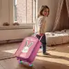 Konijn - Blosje - Stippen - Roze Kinderkoffer - Roze klein -sfeer1