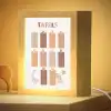 Tafels van vermenigvuldiging - Leren rekenen voor kinderen - Getallen oefenen - Cijfers - Pastel kleuren Light Box met kabel klein -zzzz_3d_website