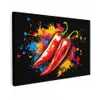 Peper - Graffiti - Verf - Abstract - Modern - Kleurrijk canvas 2cm klein -z3d