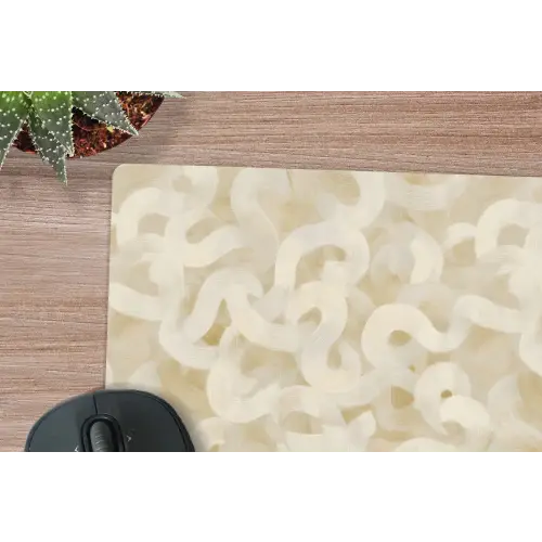 Abstract - Lijnen - Beige muismat rubber klein 262 -closeup