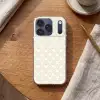 Abstract - Motief - Beige Telefoonhoesje iPhone 17 Pro klein 878 -sfeer1