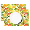 Kiwi - Sinasappel - Mango - Perzik Placemat vinyl groot 368 -zzsfeer2_Kitchenyeah-website