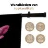 Vlinder - Roze - Nachtvlinder Wandkleed katoen klein -sfeer2