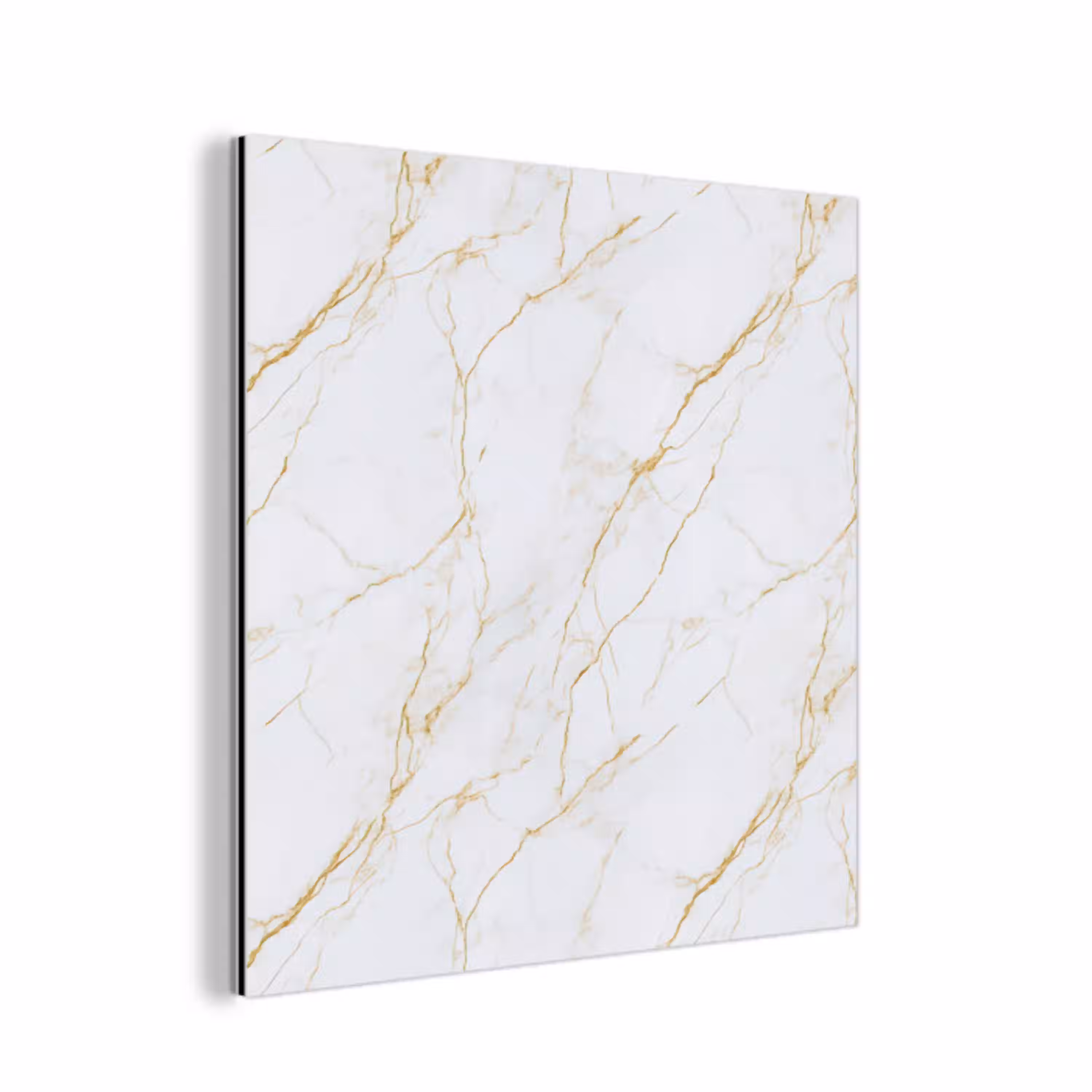 Wit - Marmer - Goud - Luxueus aluminium wit klein 46 -3d