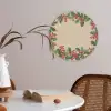 Hulstrand - Bessen - Beige Akoestische PET Vilt - Rond klein -sfeer3