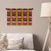 Abstract - Bloemen - Roze Wandkleed katoen klein 269 -sfeer4
