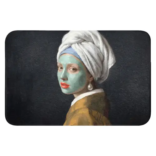 Iconisch - Modern - Kleurrijk Badmat klein -3d